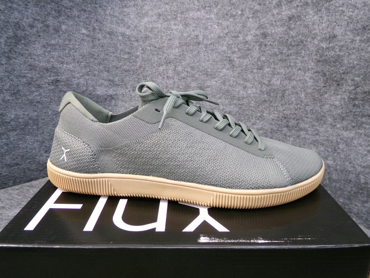 Flux Adapt Trainer Olive Gum Barefoot Athletic Knit Shoes Sneakers