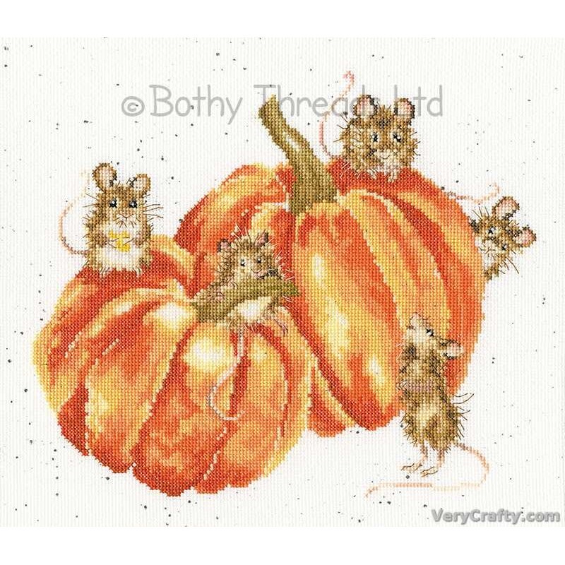 Pumpkin, Spice And Everything Mice - Bothy Threads Counted Cross Stitch Kit