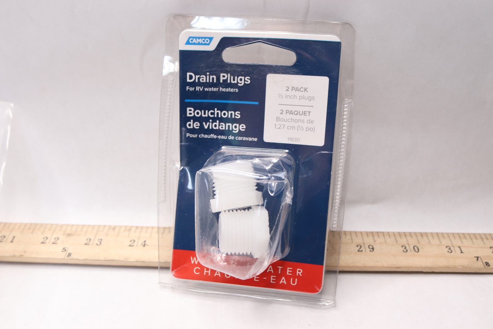 (2Pk) Camco Water Heater Drain Plug White 1/2" 11630 eBay