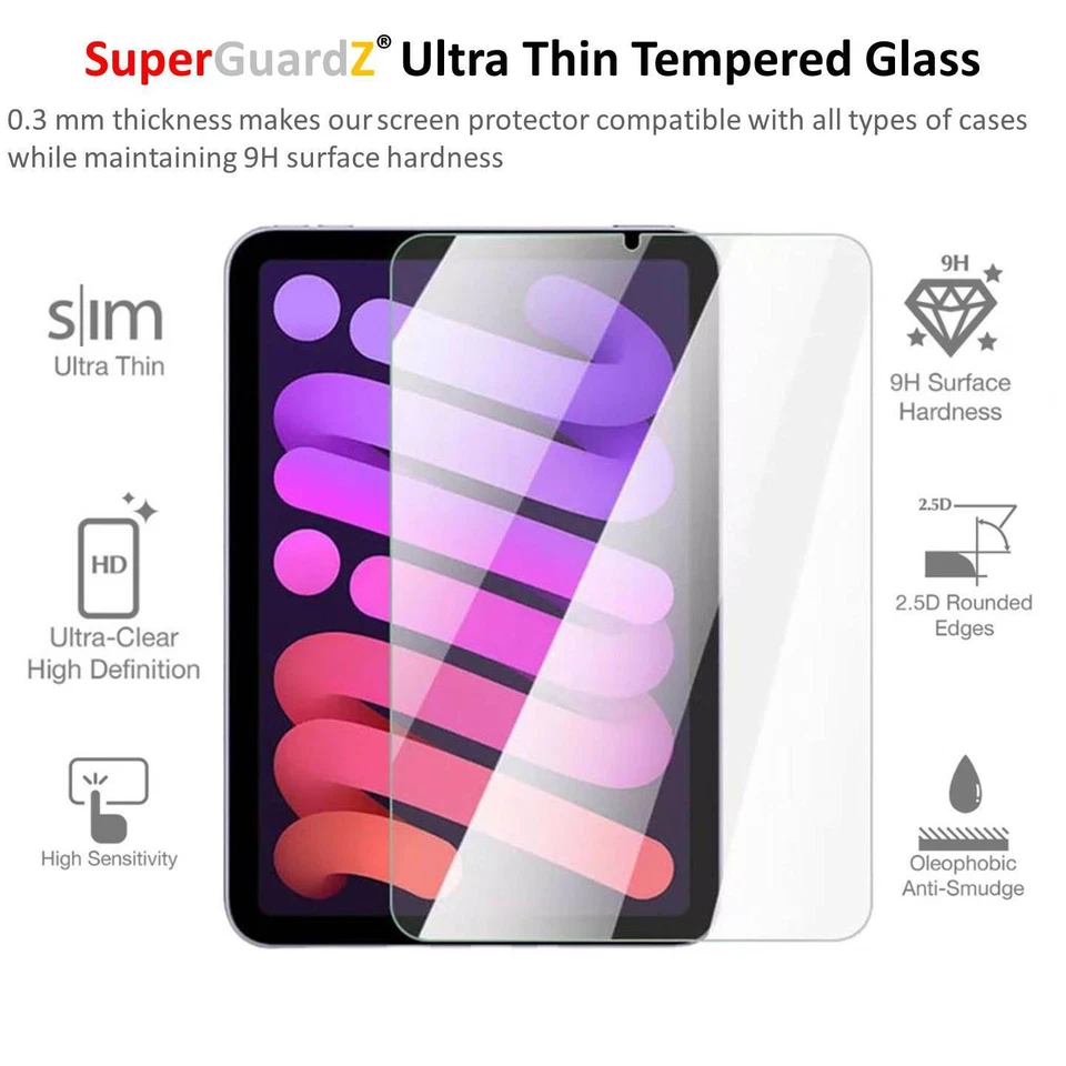 Tempered Glass Anti-Glare Matte Screen Protector Guard For iPad Mini 7 (2024) - Image 4 of 4