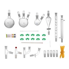 29 PCS 24/40 Advanced Organic Chemistry Lab Glassware Kit Lab Chemilcal Unit
