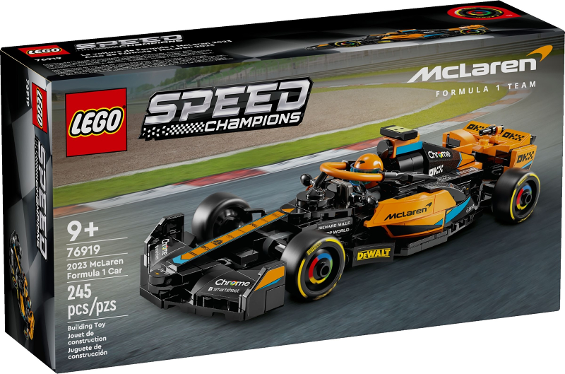 Lego 2023 McLaren Formula 1 Car 76919 SPEED CHAMPIONS Minifigure