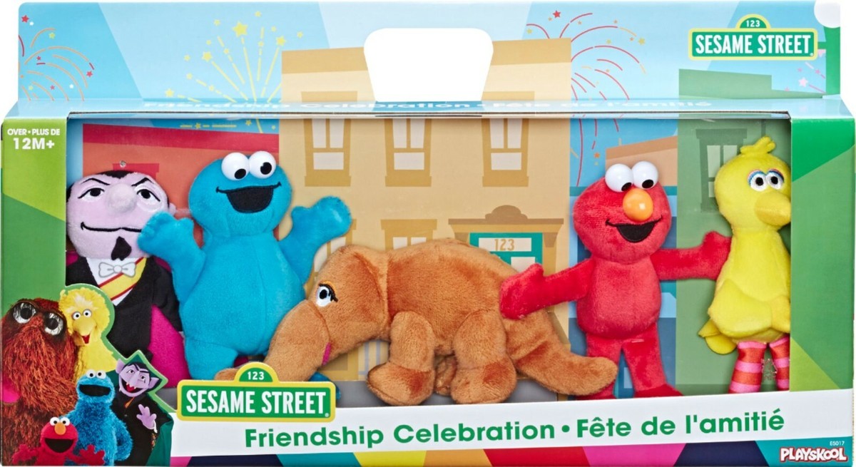 New! Sesame Street - Friendship Celebration Mini Plush Celebration