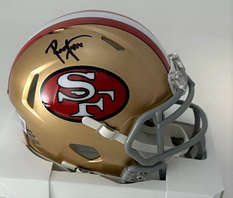 Signed deals 49ers helmet