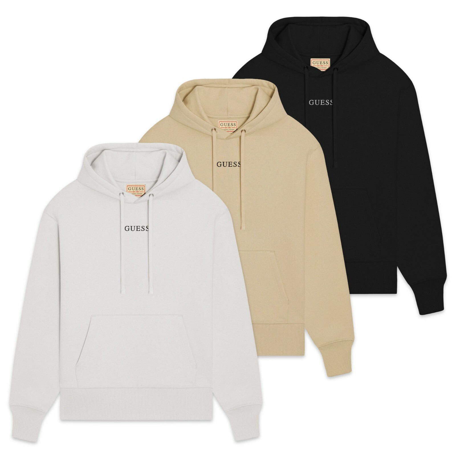 Guess Hoodie - Guess Roy Centre Logo 