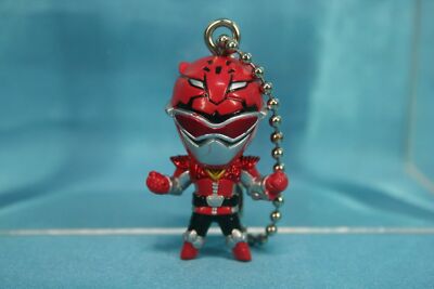 Tokumei Sentai Go-Busters Mini Figure Keychain P4 Red Buster Powered Custom