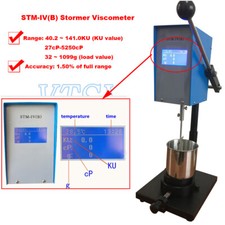 Stormer Viscosity Meter Digital Rotating Paint Viscometer Temp Display