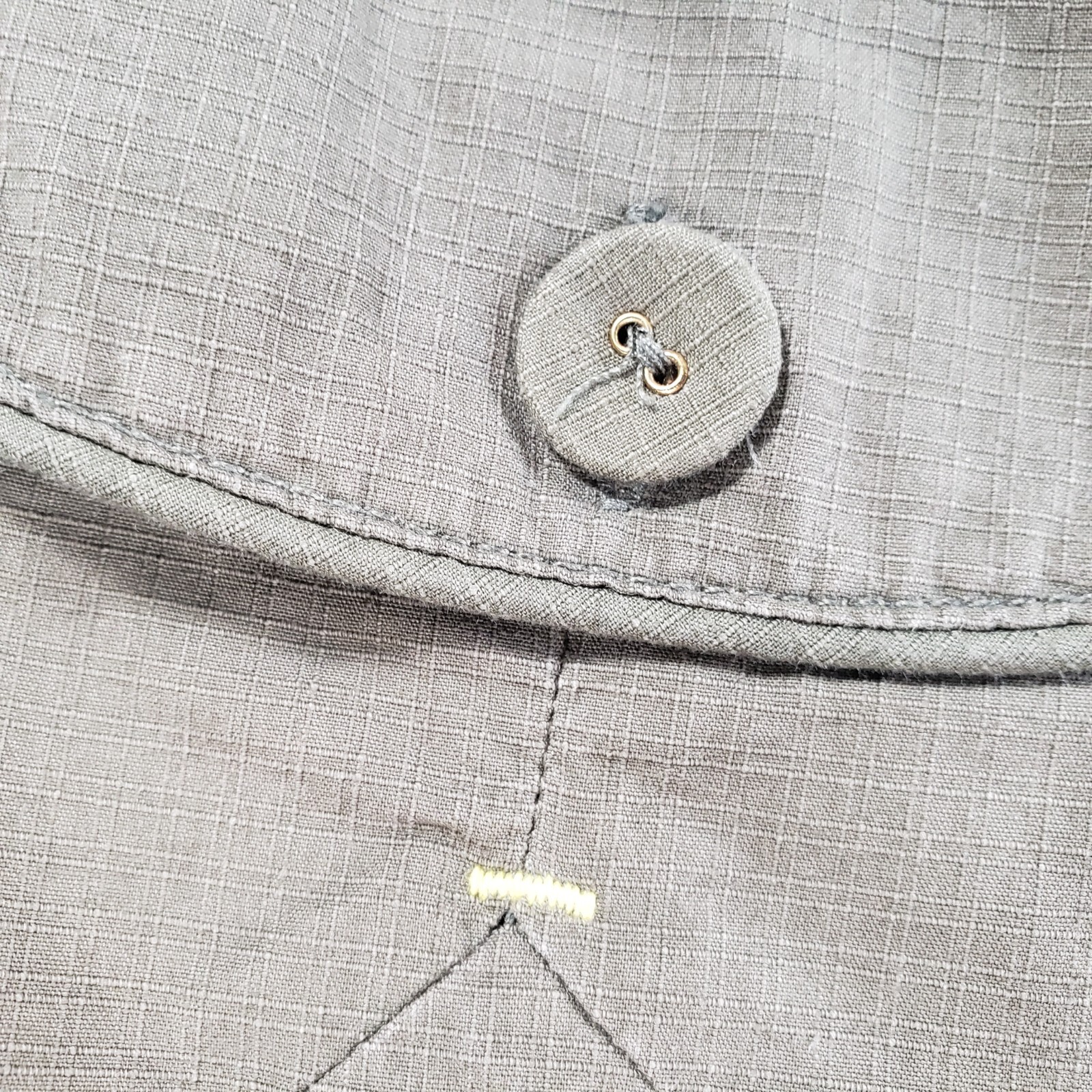 Roxy Cotton Utility Cargo Jacket Medium Hooded Ol… - image 15