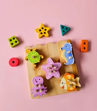 QToys USA Sea Animal Shape Puzzle