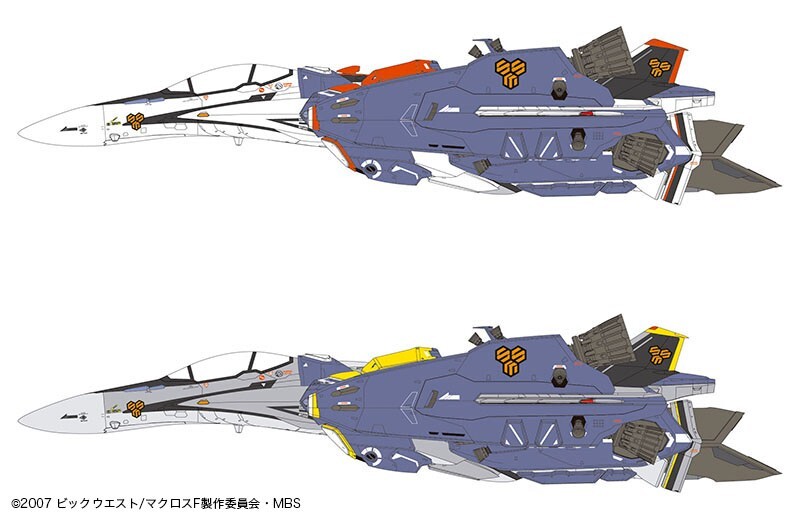 プラモデル完成機　1/72　VF-25F/S　SUPER MESSIAH 1/72 Hasegawa VF-25F/S SUPER MESSIAH FIGHTER - SUPER