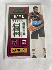 2020-21 Panini Contenders - Green Season Ticket #79 Andre Drummond
