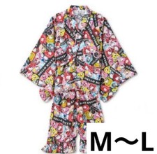 Hello Kitty 50th Anniversary Kimono Jinbei Yukata Set Size M-L Japan New
