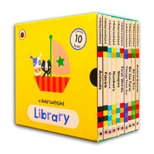 A Baby Ladybird Library 10 Books Collection Set Animals, Faces, Colours, Numbers