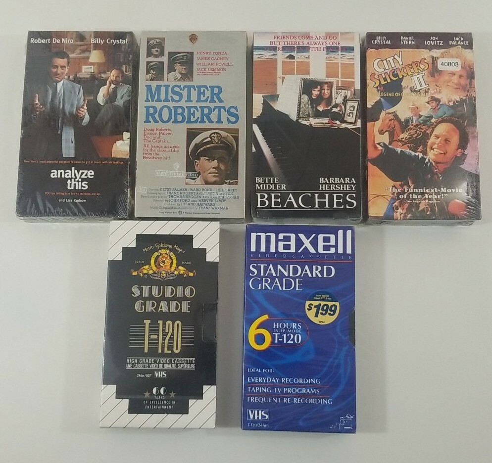 Mixed VHS Sealed Lot of 6 Tapes SEE DESCRIPTION FOR TITLES | eBay