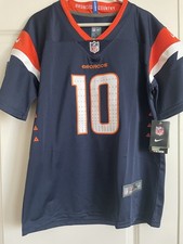 Bo Nix #10 on-Field Blue Jersey - Youth XL - New - 100% Stitched