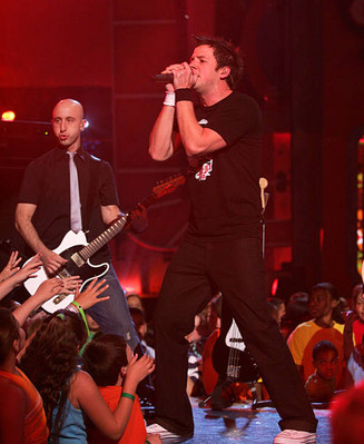 Simple Plan perform Shut Up at Nickelodeons 18th Kids Choice Award- Old Photo 3