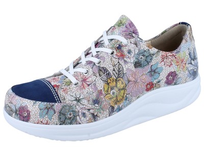 FINN COMFORT FINNAMIC Ikebukuro Damen Schnürhalbschuhe mehrfarbig Leder