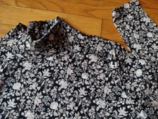 Womens Croft & Barrow 100% Cotton Long Sleeve Mock Neck Turtleneck Shirt