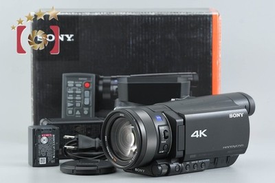 SONY HANDYCAM FDR-AX100 4K Handycam w/ Box [Japanese Language Only