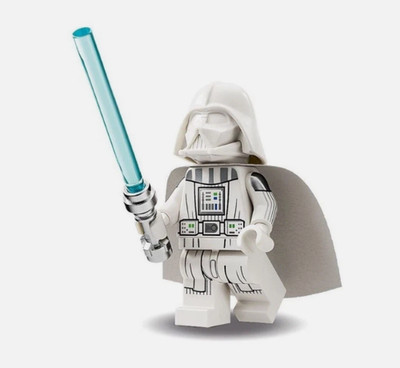 LEGO  Star Wars Minifigur Jedi Vader aus 75389 White Darth Vader, sw1363