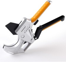 Ratchet PVC Pipe Cutter Heavy Duty, Cuts up t...