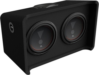 JBL CLUB1000D 1400W  10'' Dual 2-ohms Car Audio Subwoofers with Enclosure