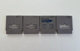 Nintendo NES 4 game lot - Caveman Games, Monster Party, Jaws, Jurassic Park