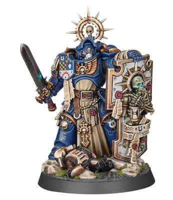 Captain w/ Relic Shield Space Marines Bladeguard Indomitus Warhammer 40K NOS