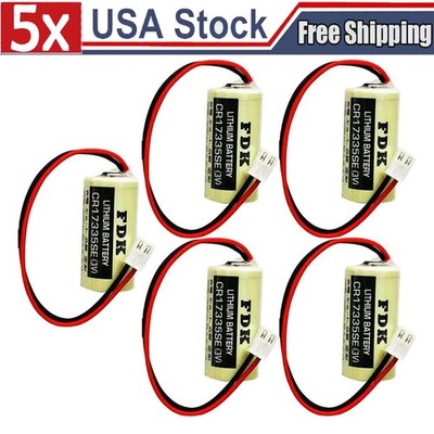   5X FDK CR17335SE 3V 1800mAh Epson Robot Controller RC series R13B060003