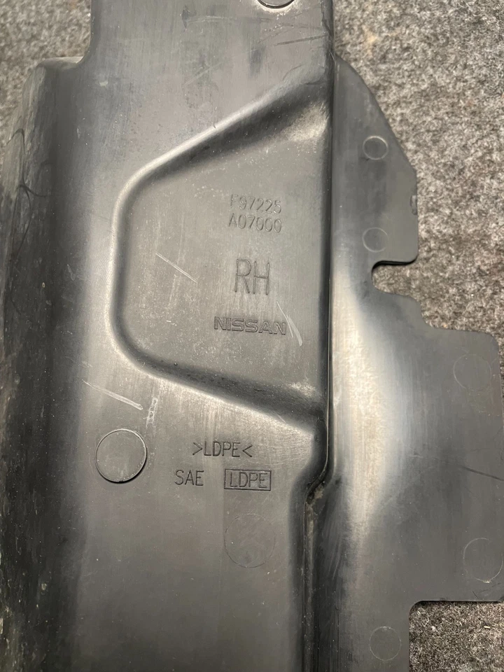 2005 - 2015 Nissan Xterra Right Engine Side Splash Shield - Image 3 of 3