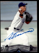 2014 Bowman Platinum Prospect Autographs Alexander Guerrero Auto Los Angeles