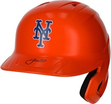 Jeff McNeil Mets Signed Alternate Chrome Rawlings Mach Replica Batting Helmet