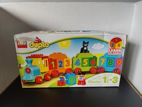 Lego Retired Duplo Number Train 10847-2017 Original Box-Read