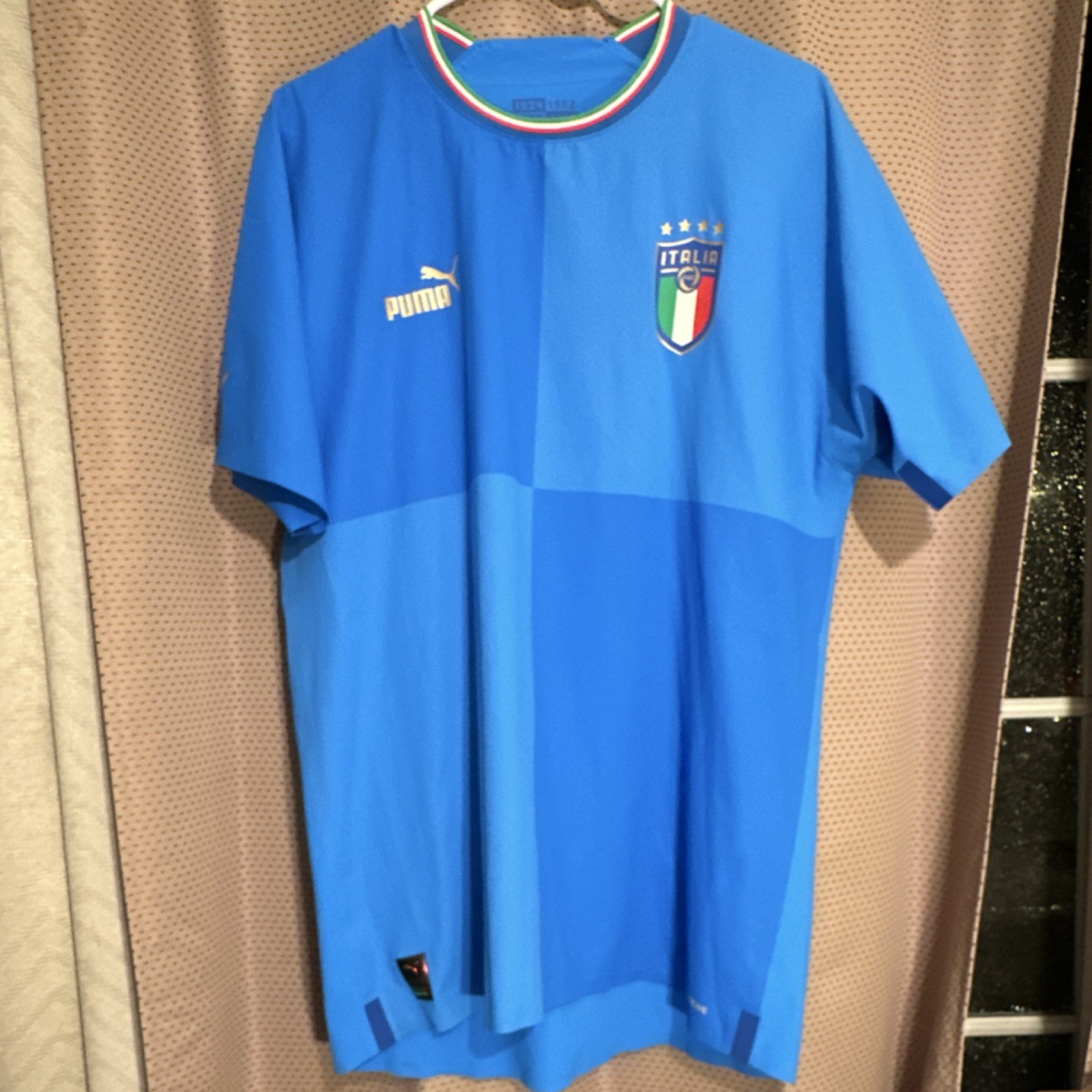 PUMA Italy Soccer Jersey Blue XL Officially Licensed Team Jersey