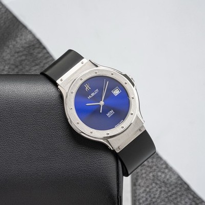 Hublot MDM Geneve Quartz BLUE DIAL  36mm Ref. 1523.1