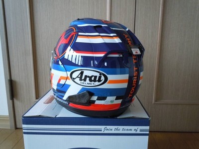 Arai RX-7X IOM TT 2024 Limited Edition Isle of Man Helmet Size M