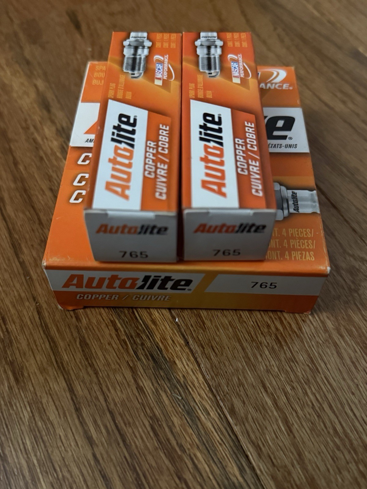 6 New Autolite Spark Plugs 765