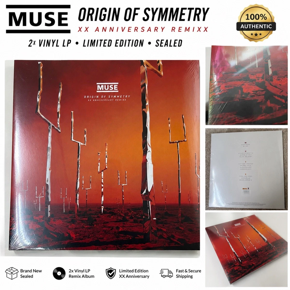 Muse 双LP 乙烯唱片| eBay