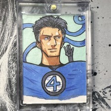 2025 Topps Marvel Studios Sketch Card Mr. Fantastic 1/1 Chris Botterill