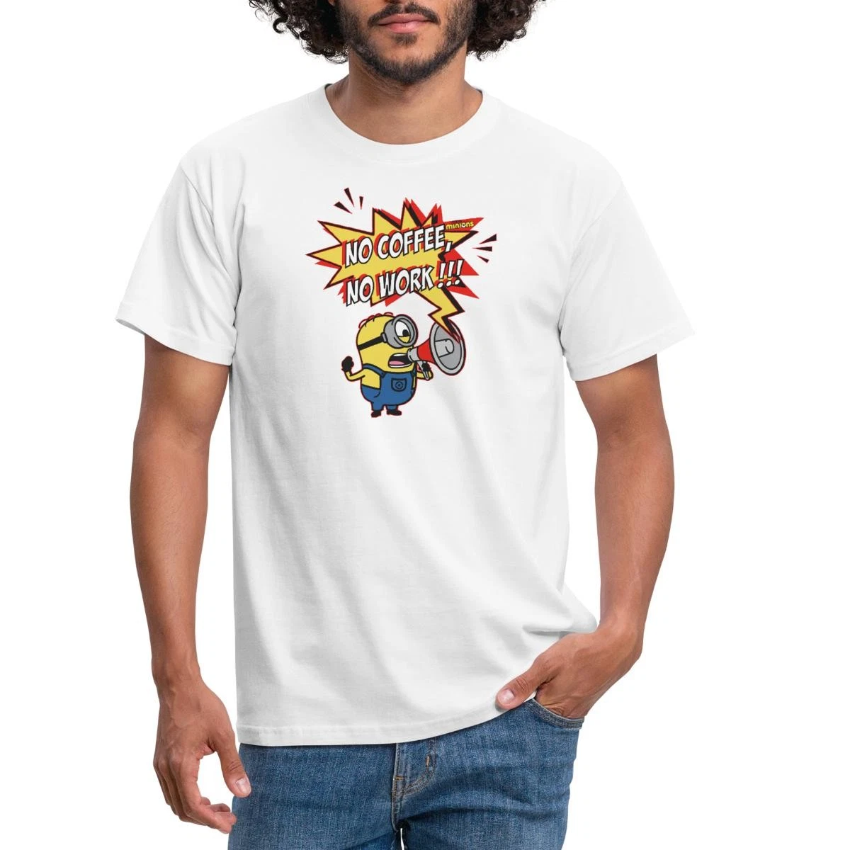 Maglietta Donna Minions Whaaa?!? Blu: Licenza Ufficiale, Cotone, Taglie S-XXL, Stampa Ironica, Spedizione UK - 2