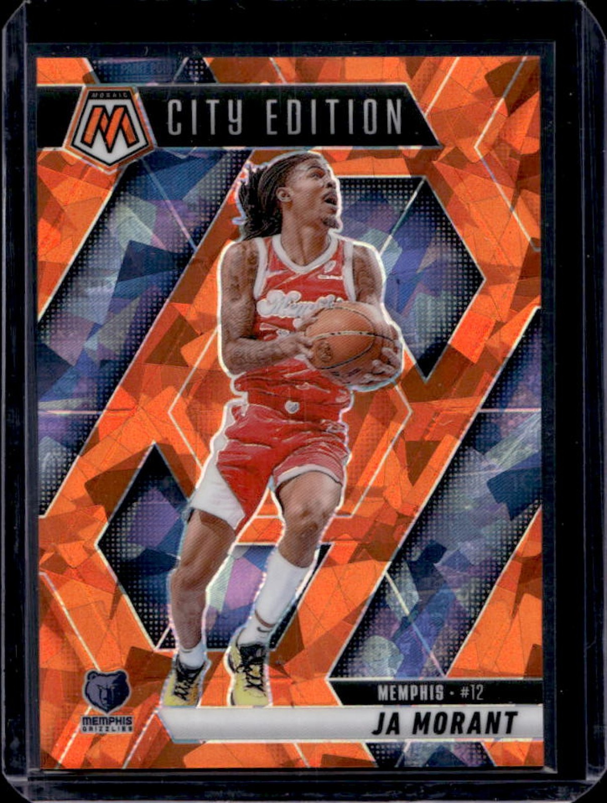 2024-25 Mosaic Ja Morant Orange Ice City Edition #46/49 Grizzlies