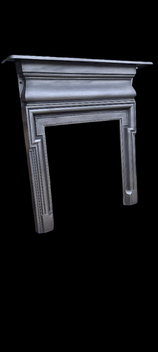 Original Antique Victorian Edwardian cast iron fireplace CAST IRON FIRE SURROUND - Picture 5 of 24