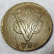 Certificate of Authenticity 1780 New York Penny VOC Holland Dutch Colonial Cent