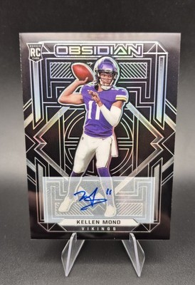 2021 Panini Obsidian Kellen Mond #106 Rookies Auto /199 Minnesota Vikings (RC)