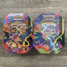 Pokemon TCG - Mega Charizard ex Tin Set of 2 Tins - Brand New Sealed