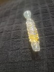 GLASS CHILLUM PIPE TOBACCO SMOKING  — photo 3