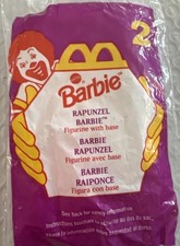 Rapunzel Barbie Figurine with Base 2 McDonald's Happy Meal 1996