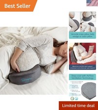 Transformative Pregnancy Wedge Pillow: Dual-Sided Comfort for Expecting Moms