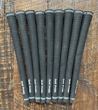 9 NEW Golf Pride Tour Velvet Midsize Golf Grips 10.5" Black Rubber Made In USA