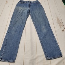 Vintage Calvin Klein high rise tapered straight jeans stone wash